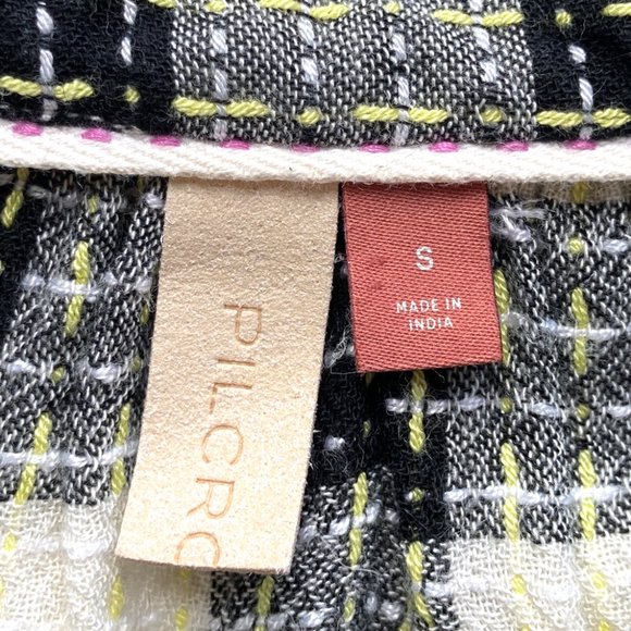 Pilcro Breezy Buttondown Checkered Blouse - Picture 6 of 13